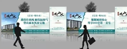 浙江错落形地产围挡